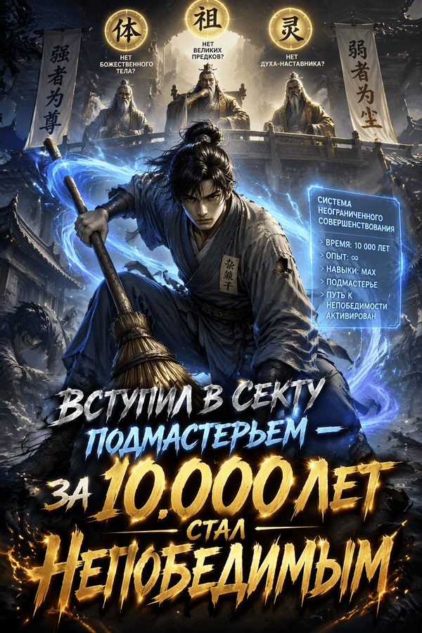 Вступил в секту подмастерьем — за 10 000 лет стал непобедимым