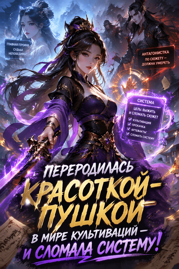 Переродилась красоткой-пушкой в мире культивации — и сломала систему!