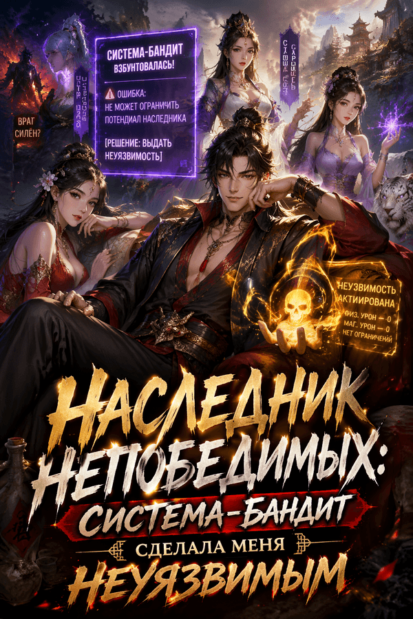 Наследник непобедимых: система-бандит сделала меня неуязвимым