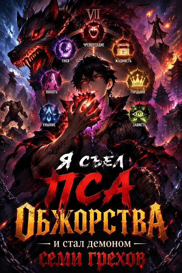 Я съел пса Обжорства — и стал демоном семи грехов