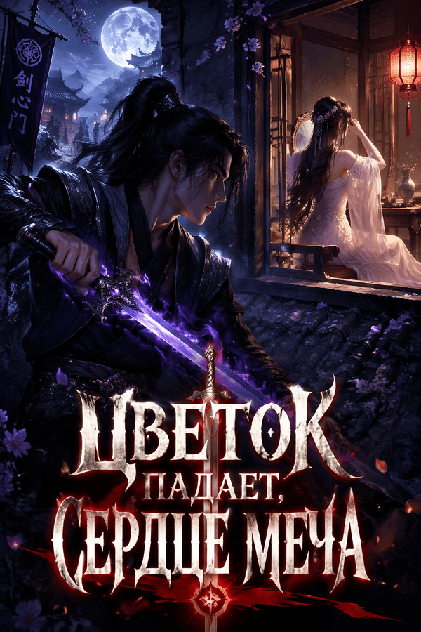Цветок падает, сердце меча