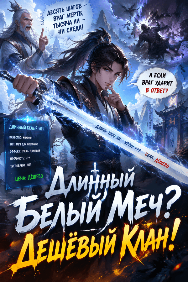 Длинный Белый Меч? Дешёвый Клан!