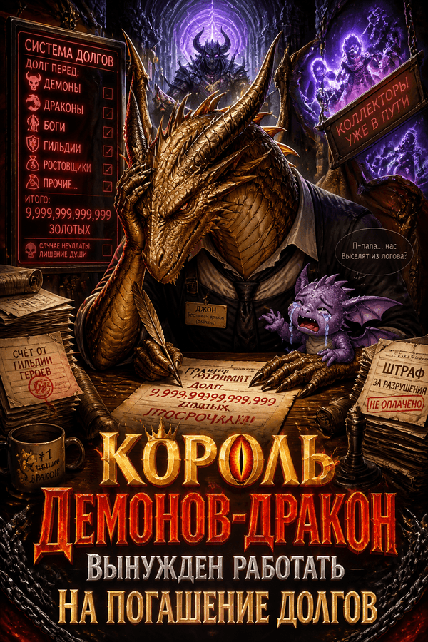 Король Демонов-Дракон вынужден работать на погашение долгов