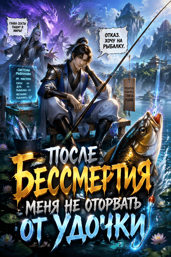 После бессмертия меня не оторвать от удочки