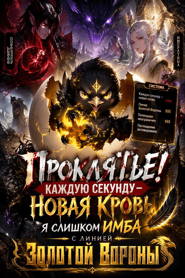 Проклятье! Каждую секунду — новая кровь. Я слишком имба с линией Золотой Вороны