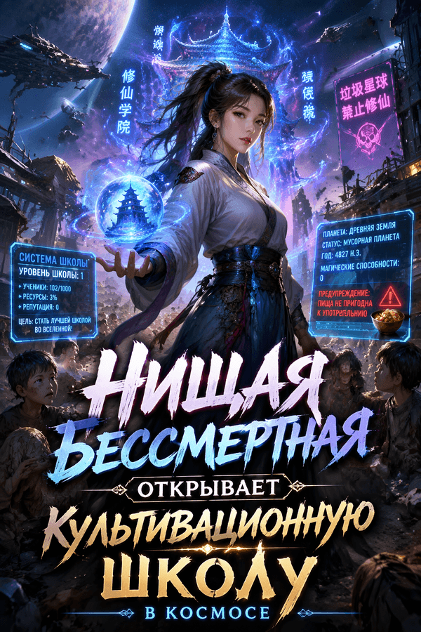 Нищая бессмертная открывает культивационную школу в космосе