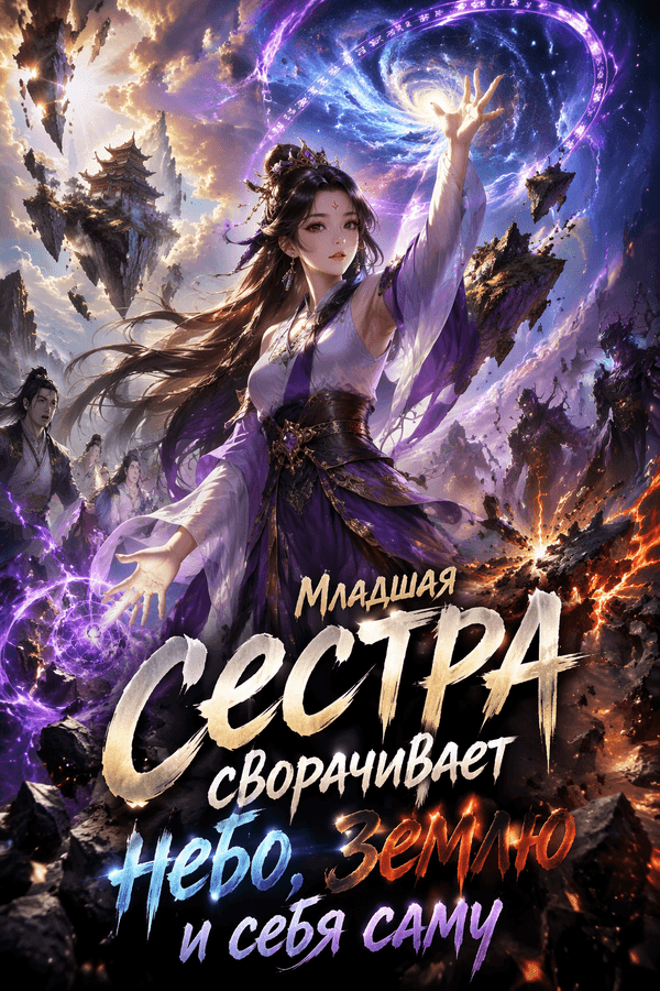 Младшая сестра сворачивает небо, землю и себя саму