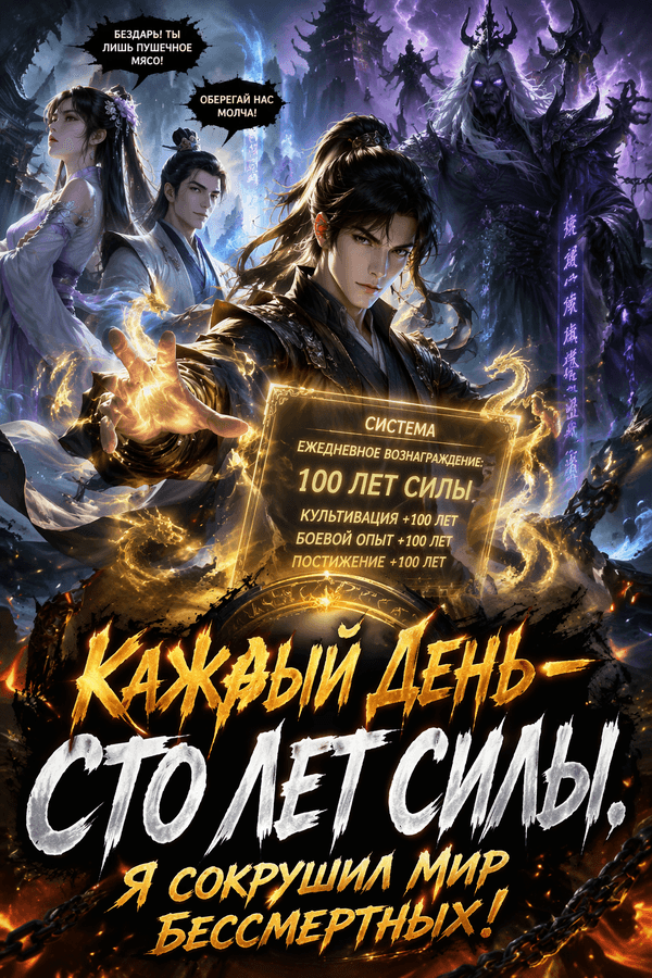Каждый день — сто лет силы. Я сокрушил мир бессмертных!
