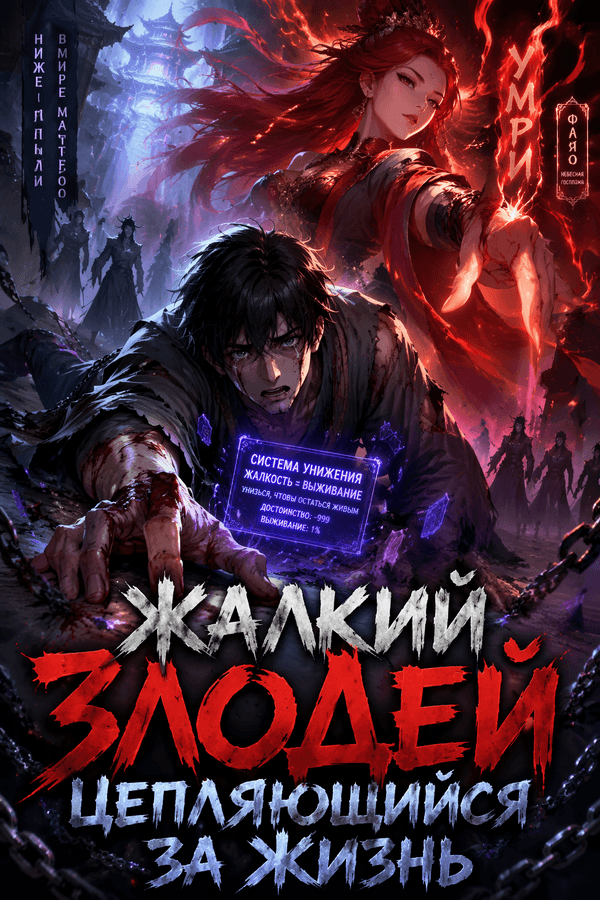 Жалкий злодей, цепляющийся за жизнь