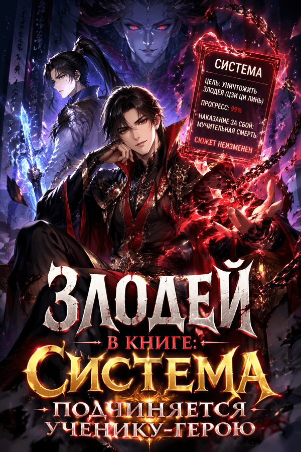 Злодей в книге: Система подчиняется ученику-герою