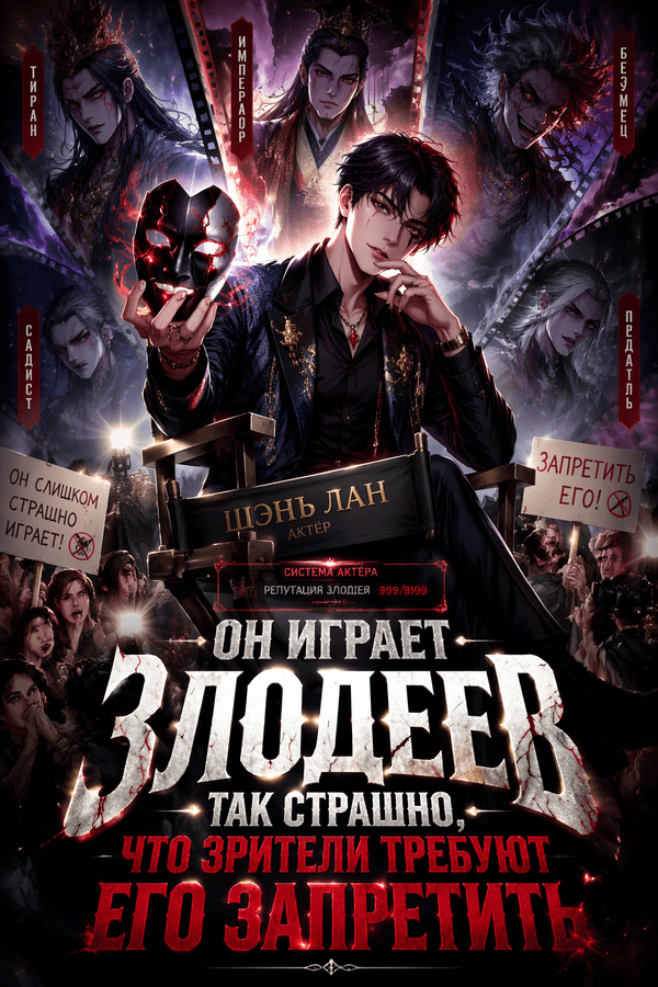 Он играет злодеев так страшно, что зрители требуют его запретить