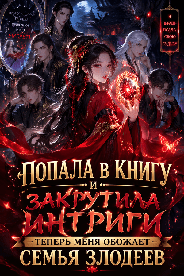 Попала в книгу и закрутила интриги — теперь меня обожает семья злодеев
