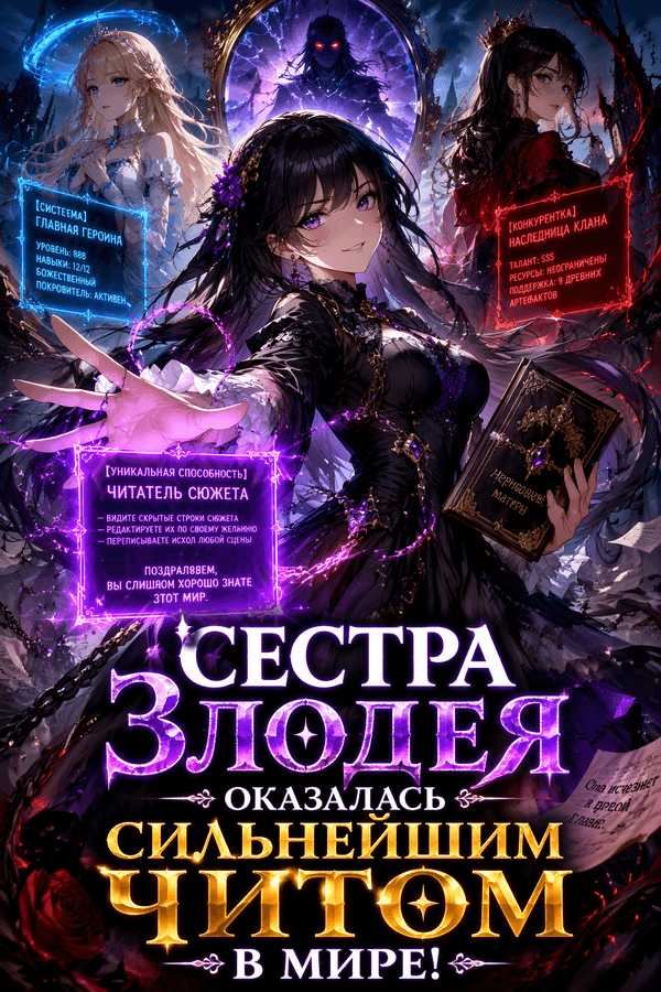 Сестра злодея оказалась сильнейшим читом в мире!