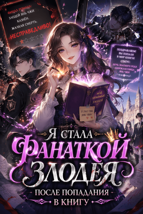 Я стала фанаткой злодея после попадания в книгу