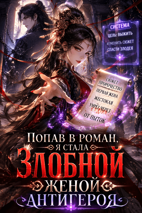 Попав в роман, я стала злобной женой антигероя