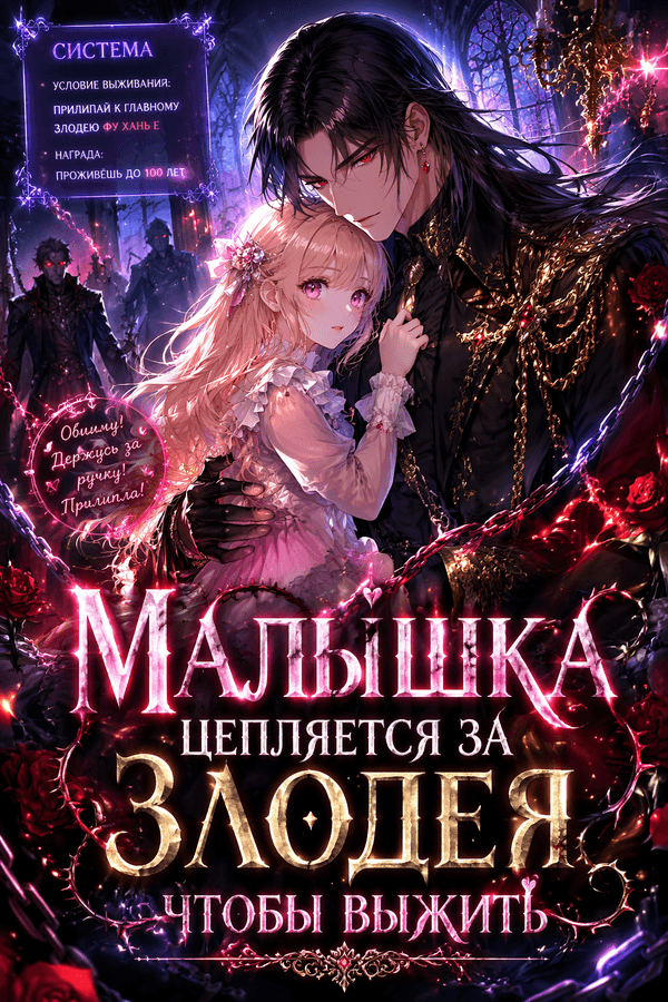 Малышка цепляется за злодея, чтобы выжить