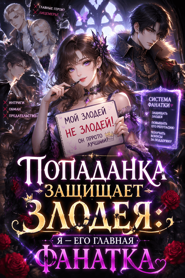 Попаданка защищает злодея: Я — его главная фанатка