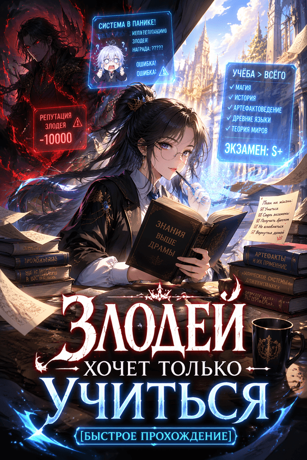 Злодей хочет только учиться [Быстрое прохождение]