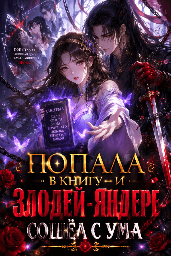 Попала в книгу — и злодей-яндере сошёл с ума