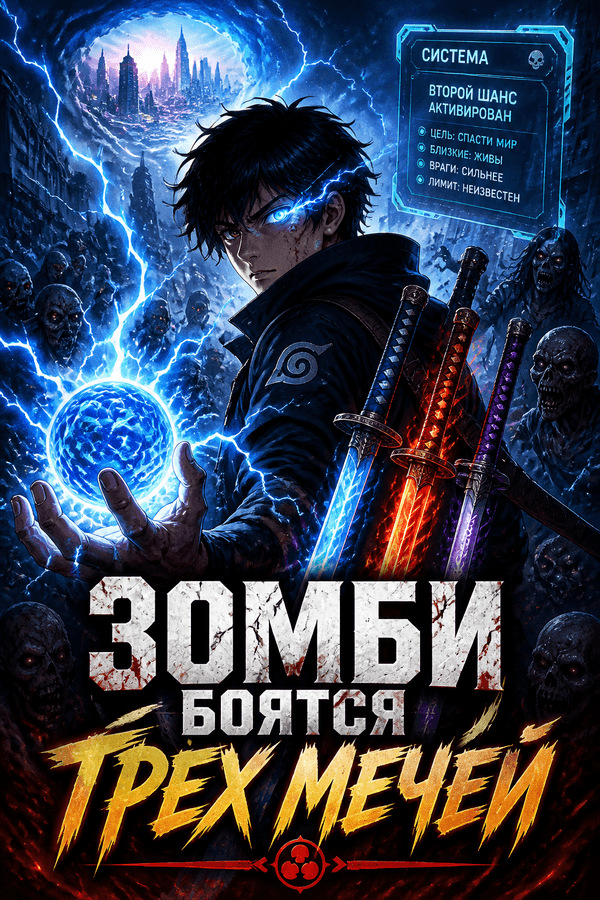 Зомби боятся трёх мечей