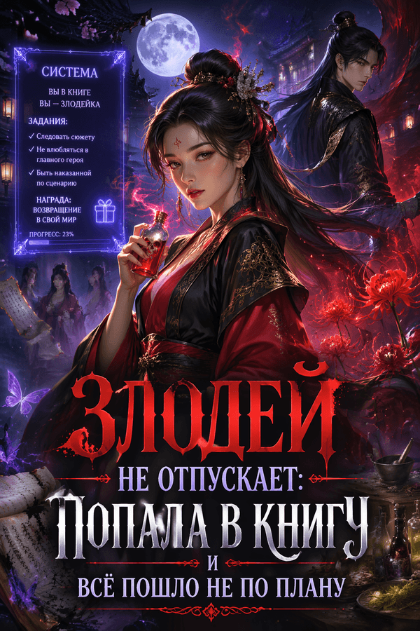 Злодей не отпускает: попала в книгу и всё пошло не по плану
