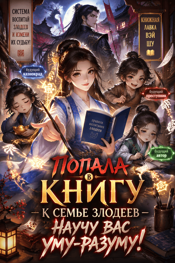 Попала в книгу к семье злодеев — научу вас уму-разуму!