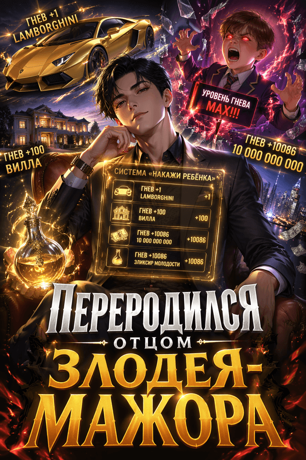 Переродился отцом злодея-мажора