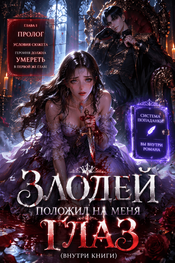 Злодей положил на меня глаз (Внутри книги)