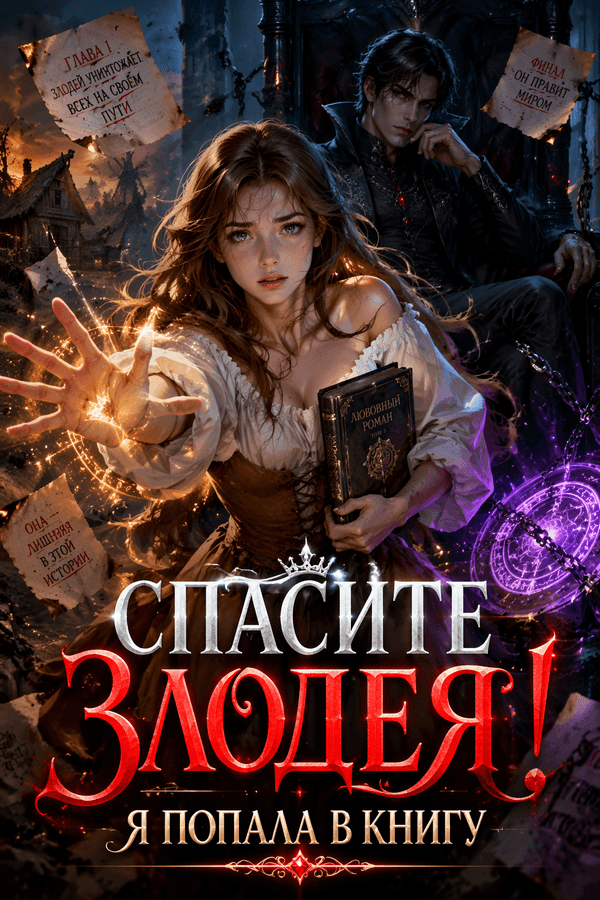 Спасите злодея! Я попала в книгу