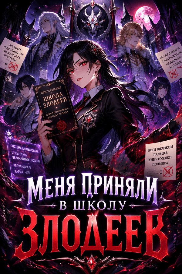 Меня приняли в школу злодеев