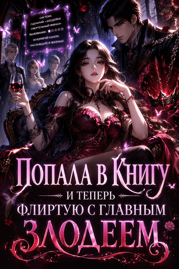 Попала в книгу и теперь флиртую с главным злодеем
