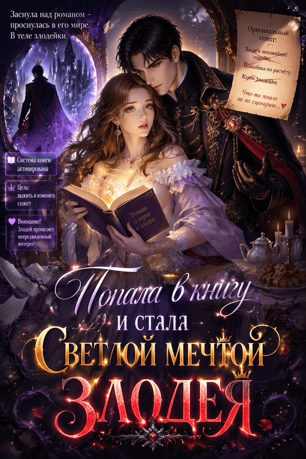 Попала в книгу и стала светлой мечтой злодея