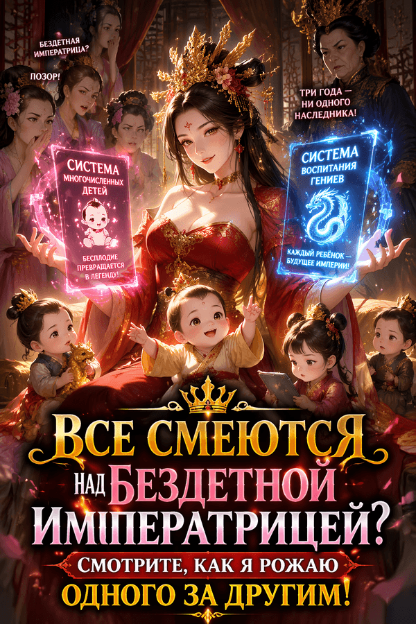 Все смеются над бездетной императрицей? Смотрите, как я рожаю одного за другим!