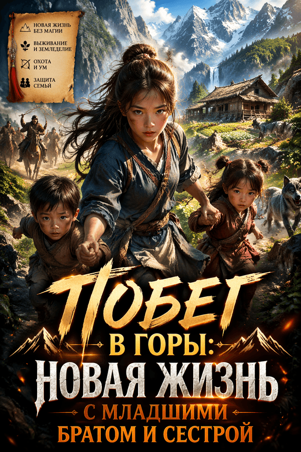 Побег в горы: Новая жизнь с младшими братом и сестрой