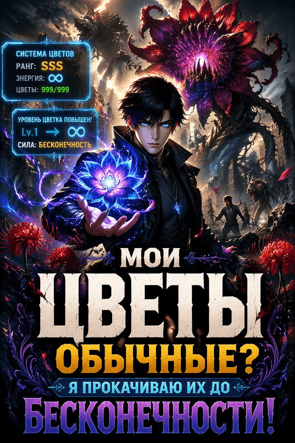 Мои цветы обычные? Я прокачиваю их до бесконечности!