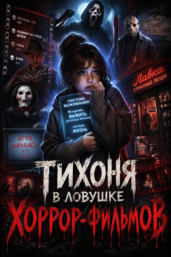 Тихоня в ловушке хоррор-фильмов