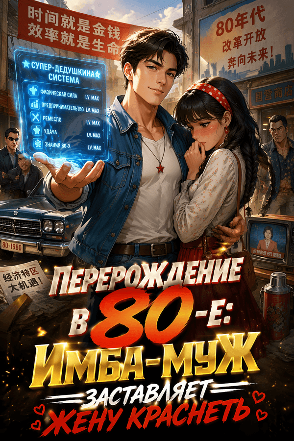 Перерождение в 80-е: Имба-муж заставляет жену краснеть