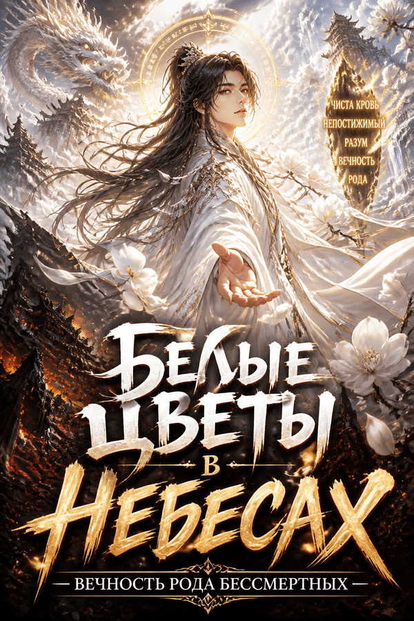 Белые цветы в небесах — вечность рода бессмертных