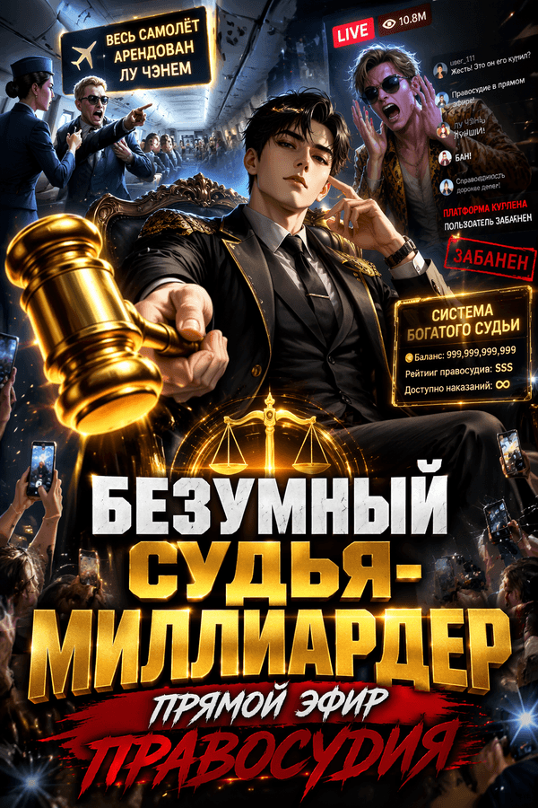 Безумный судья-миллиардер: Прямой эфир правосудия