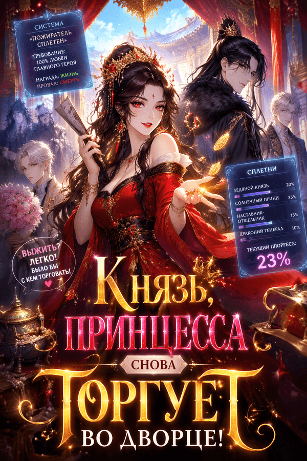Князь, принцесса снова торгует во дворце!