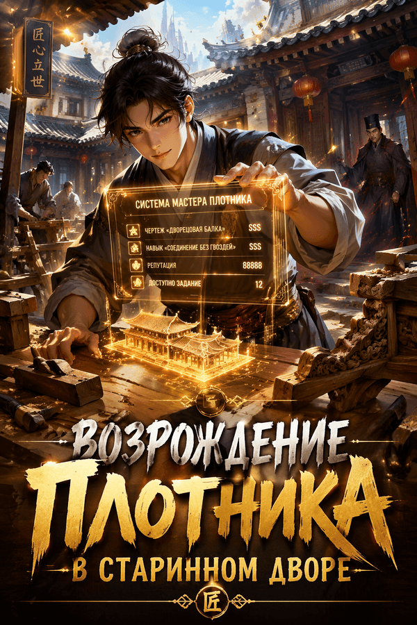 Возрождение плотника в старинном дворе