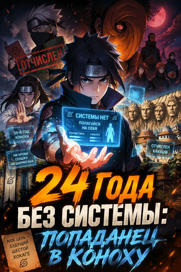 24 года без системы: попаданец в Коноху