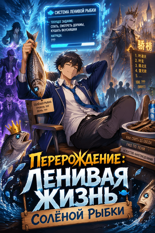 Перерождение: ленивая жизнь солёной рыбки