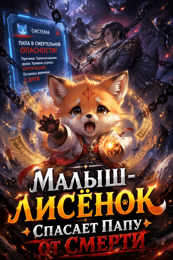 Малыш-лисёнок спасает папу от смерти