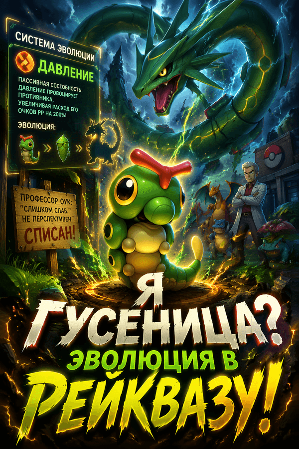Я Гусеница? Эволюция в Рейквазу!
