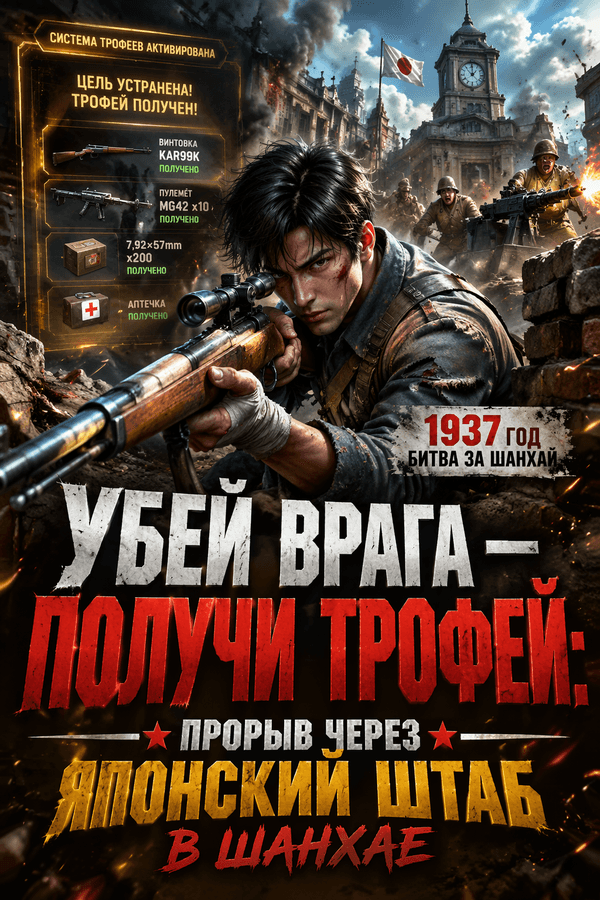 Убей врага — получи трофей: Прорыв через японский штаб в Шанхае