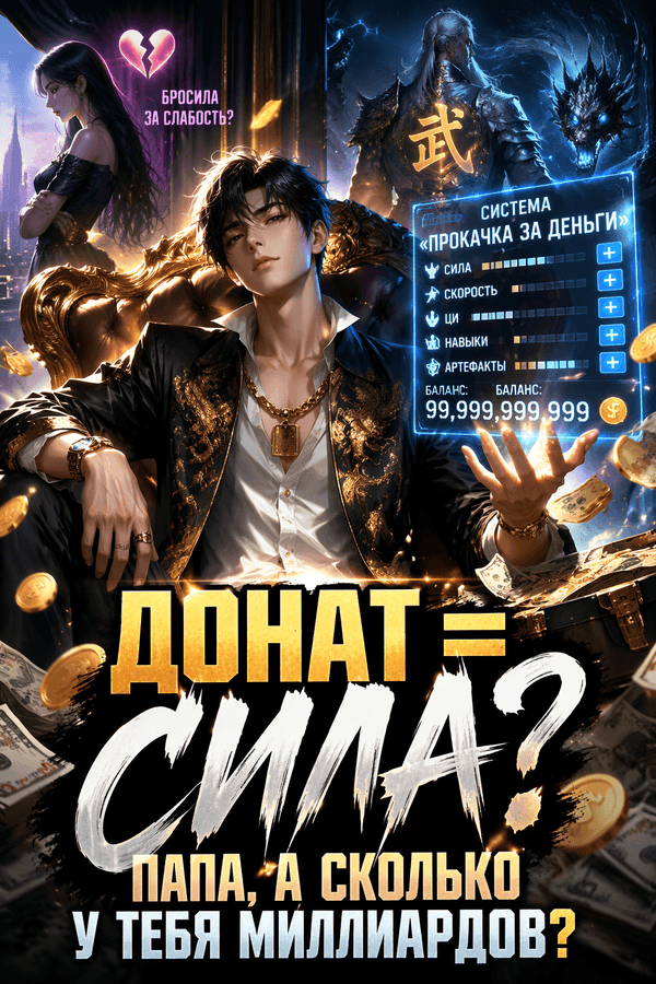 Донат = сила? Папа, а сколько у тебя миллиардов?