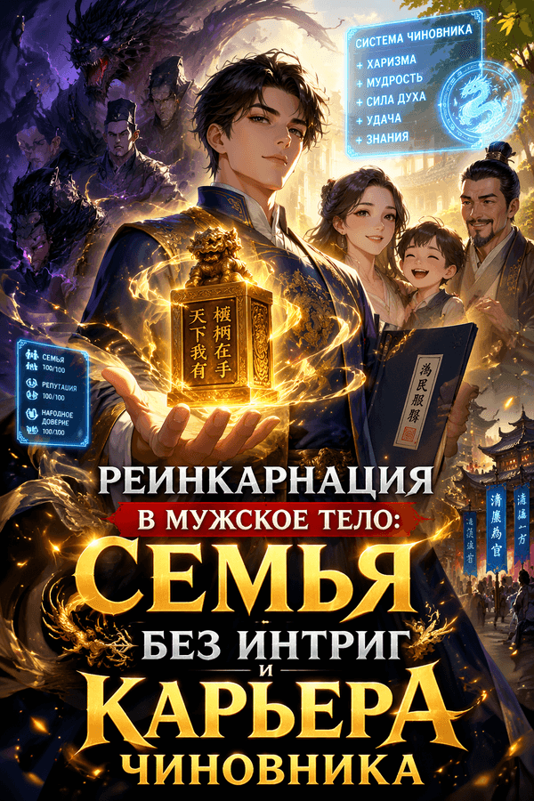 Реинкарнация в мужское тело: семья без интриг и карьера чиновника