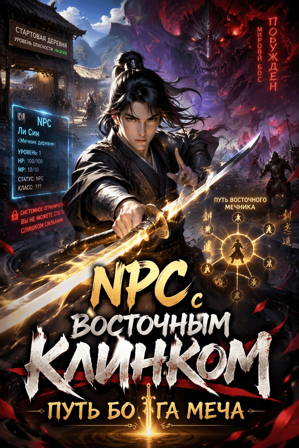 NPC с восточным клинком: Путь бога меча