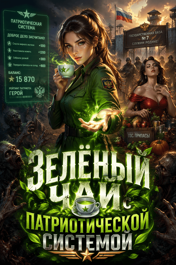 Зелёный чай с патриотической системой